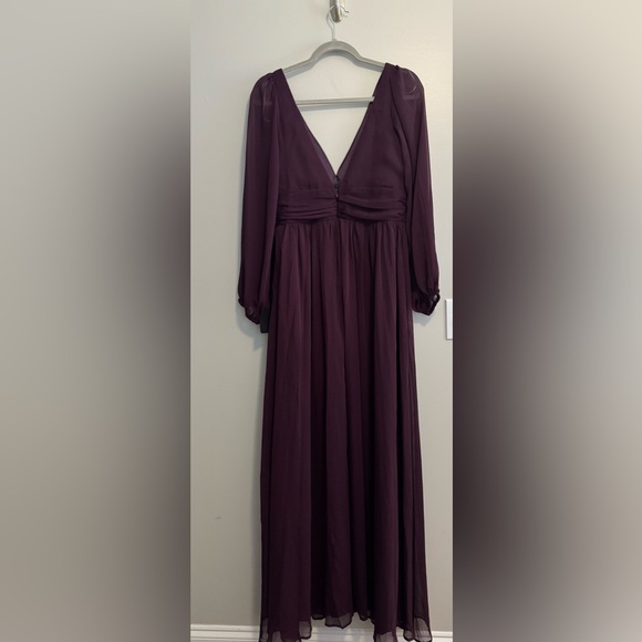 NWT Lulus Long Sleeve Maxi Dress - Picture 4 of 8